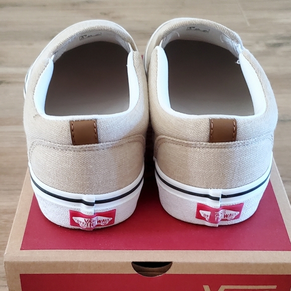 Vans Other - Vans slip on shoes (Men's) size 8 khaki color